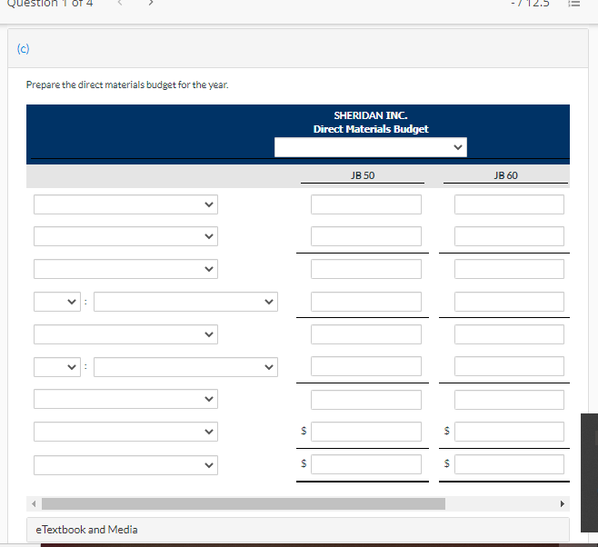 year ending December 31, 2022. Accounting assistants furnish the following Product JB