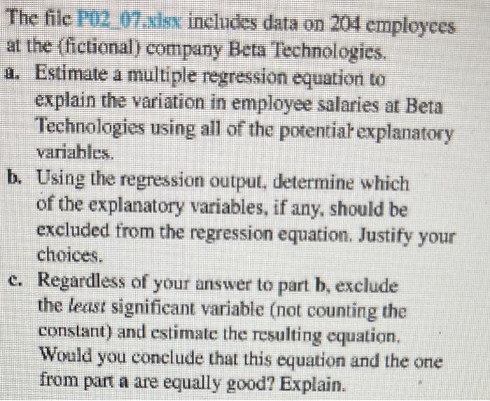  Please complete using SAS and show step by step The file