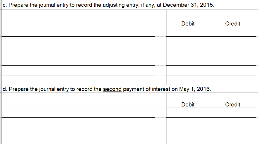 accounting journal entries 15 points 1. Benson Industries issue $2,000,000 of 8