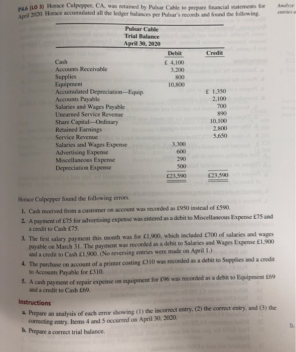  (LO 3) Horace Culpepper, CA, was retained by Pulsar Cable to
