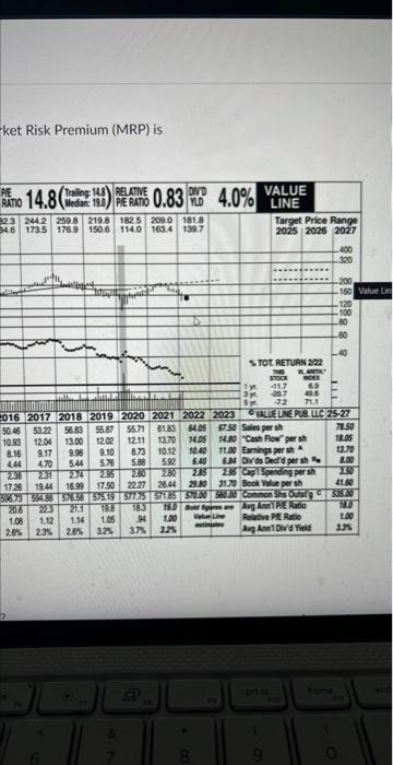 What is the fair value of MMM(e.g.,$38.56) ? 4) Please make a