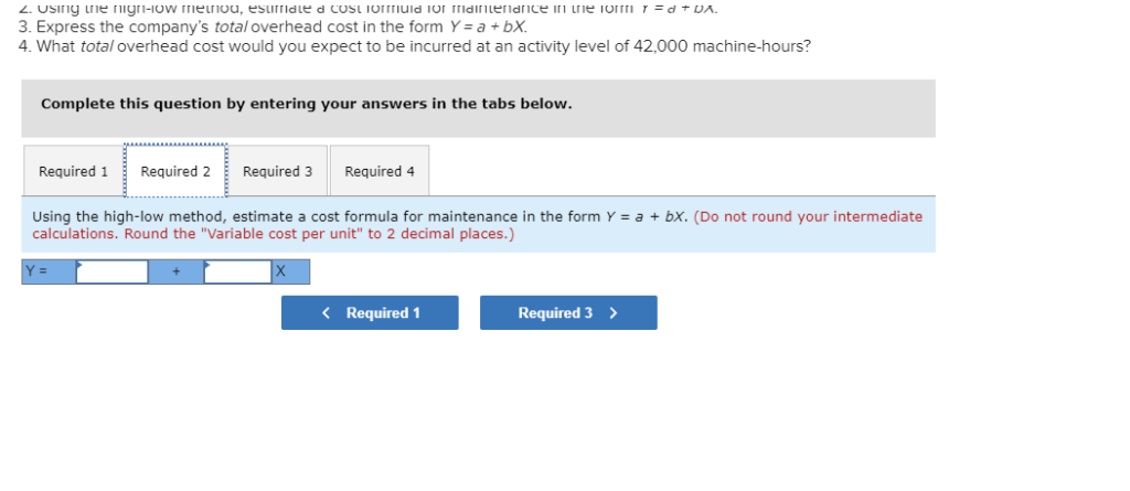 Hours 47,000 37,000 57,000 67,000 Total Overhead Cost $ 169,310 $ 146,010