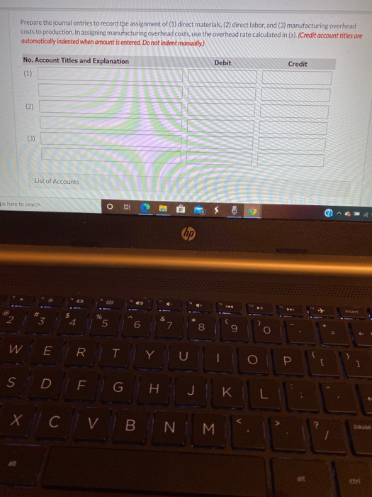 50 was the only job in process. The costs incurred prior to