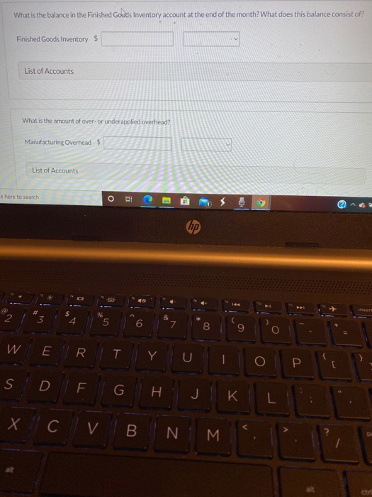 Inventory account. During the month of January, Sheffield Company began production on