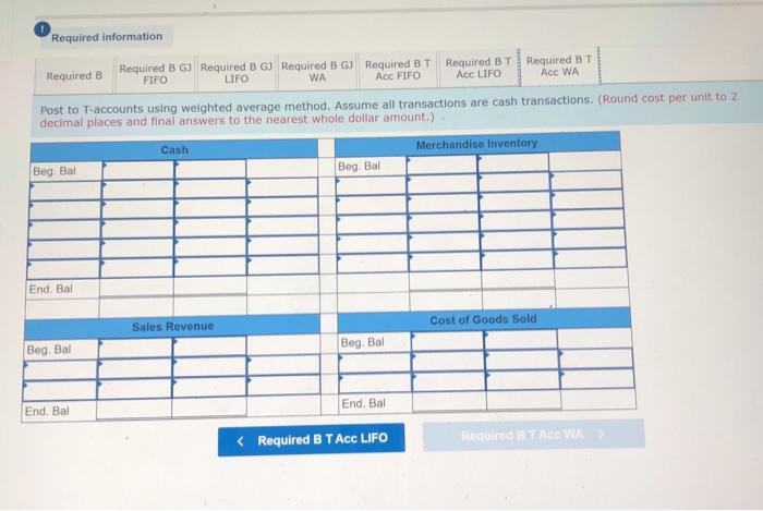 the above transactions in general Journal form and post to Taccounts using