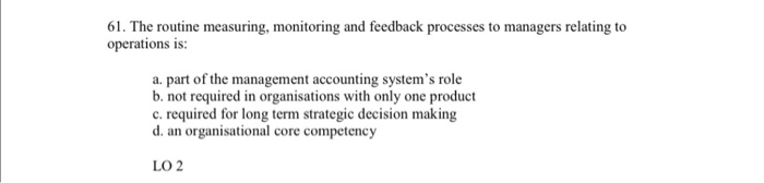 managers make include all of the following except: a. Choosing which products