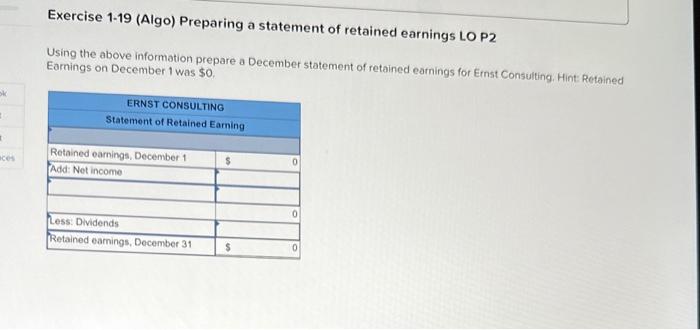 1, Jasmin Ernst organized Ernst Consulting. On December 3 , the owner