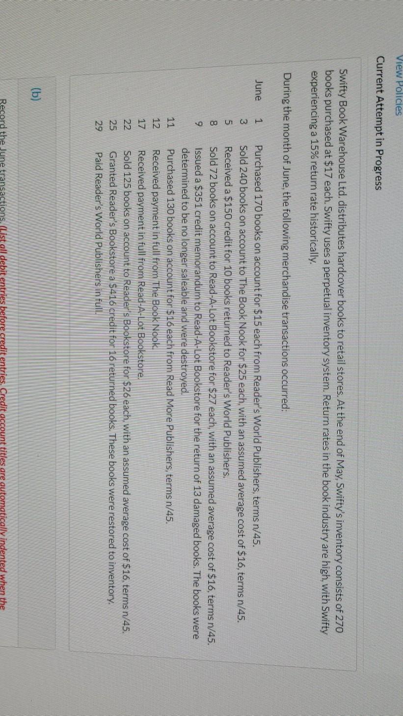  New Pocee Current Attempt in Progress Swifty Book Warehouse Ltd. distributes