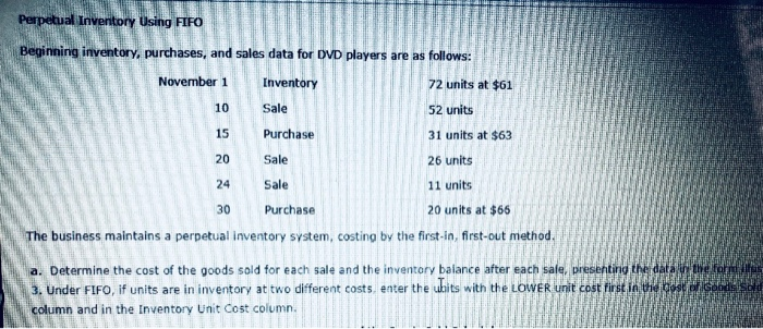  please help with blanks. thank you Perpetual Inventory Using FIFO Beginning