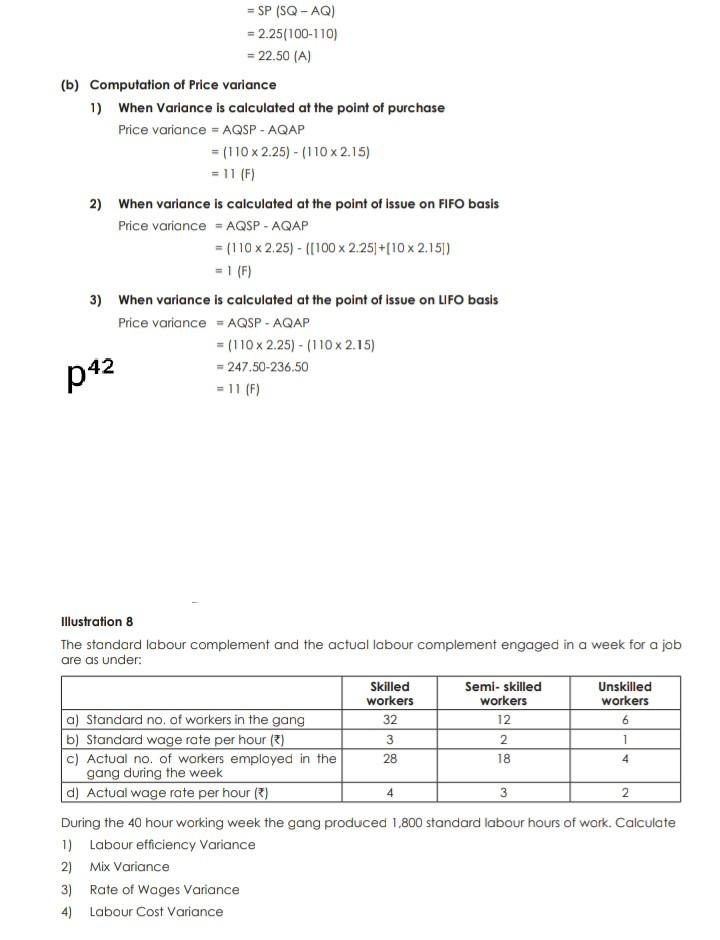  = SP (SQ-AQ) = 2.25(100-110) = 22.50 (A) (b) Computation of
