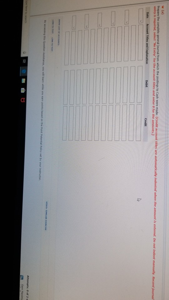 The T-accounts below summarize the ledger of Santana Landscaping Company at the