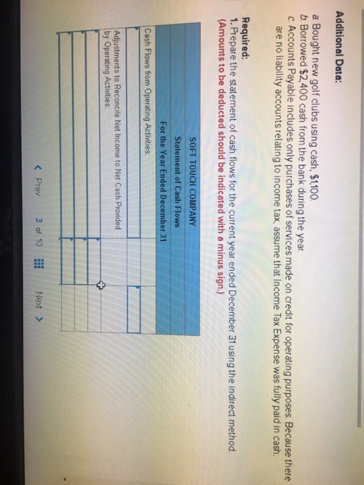 instructors The company's comparative balance sheets and income statement are presented below,