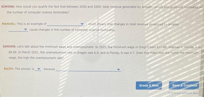 your attention on the concepts of correlation and causation. Correlation is any