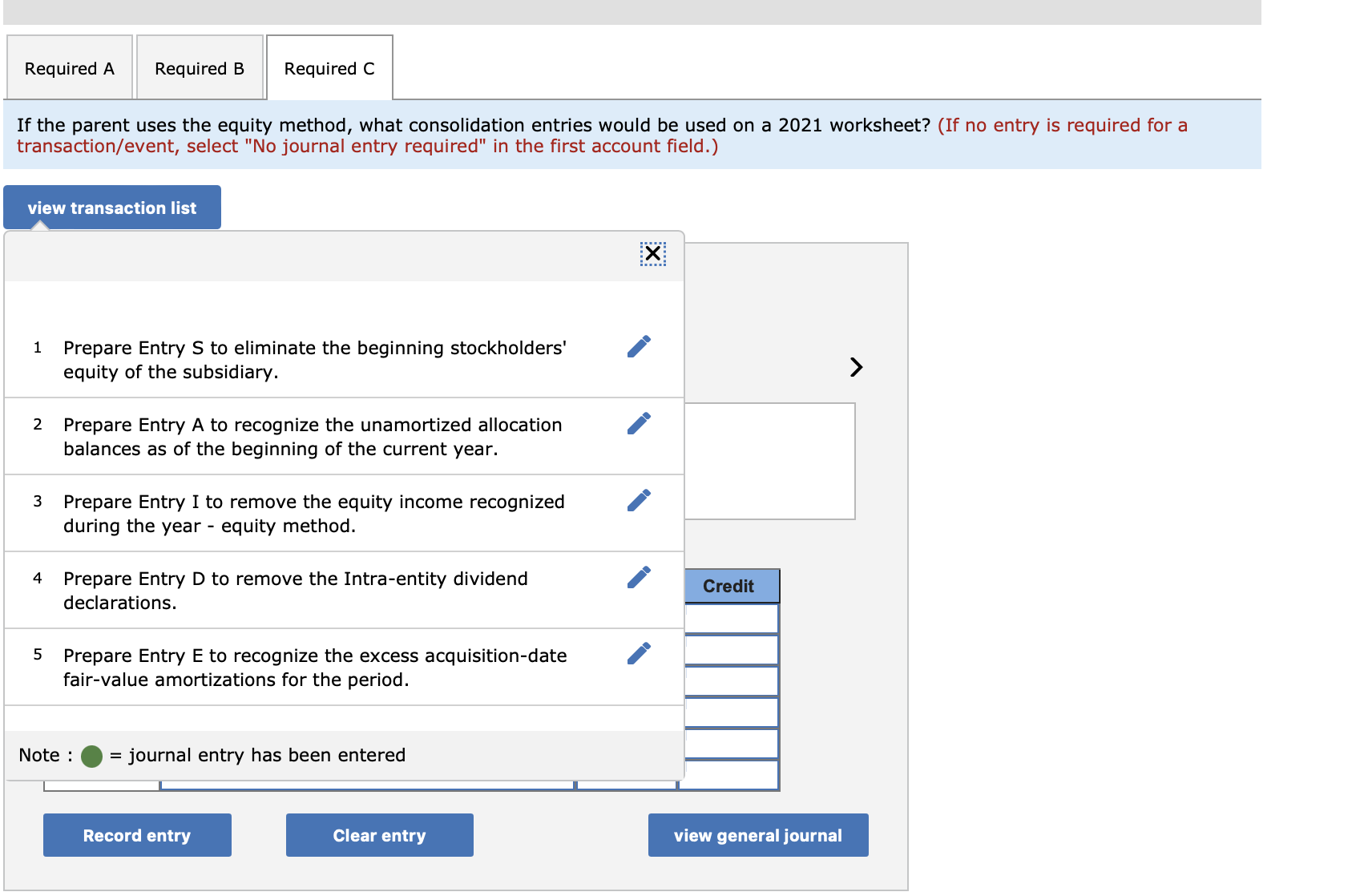 in the same period. Revenues Cost of goods sold Depreciation expense Investment