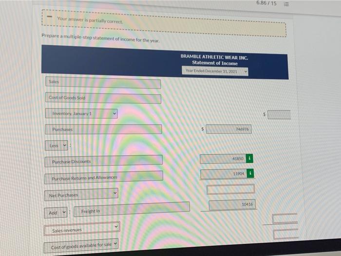 amounts (with the exclusion of the adjusting entry to update Inventory and