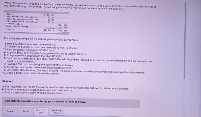  Already completed requirment A. need some help with B and Cs