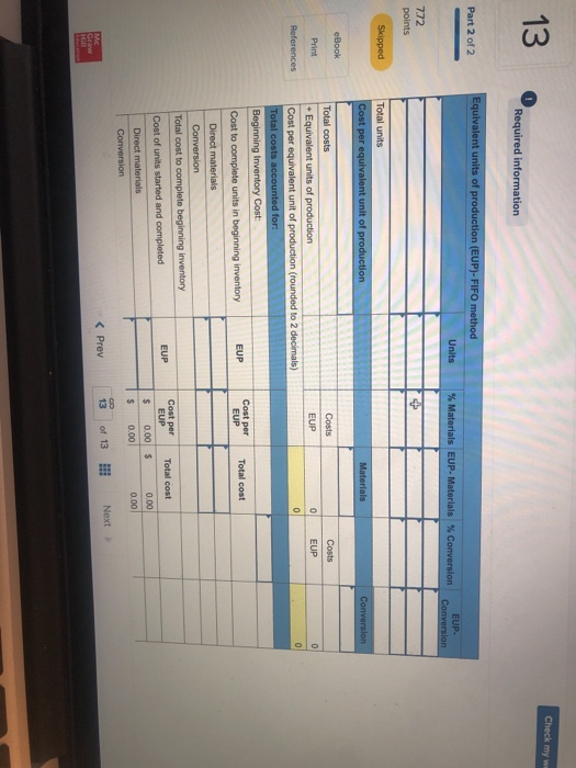 The following information applies to the questions displayed below] of 2 During