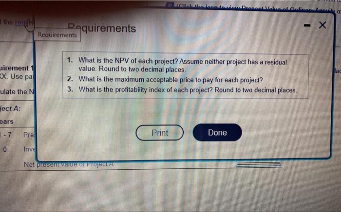 should invest in the following propects - Project A: Costs $285,000 and