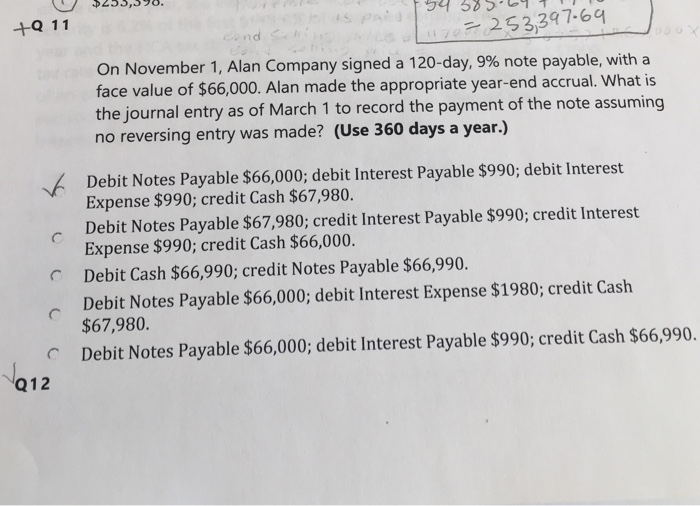 Company borrowed $140,000 on a 10-year, 6% installment note payable. The terms