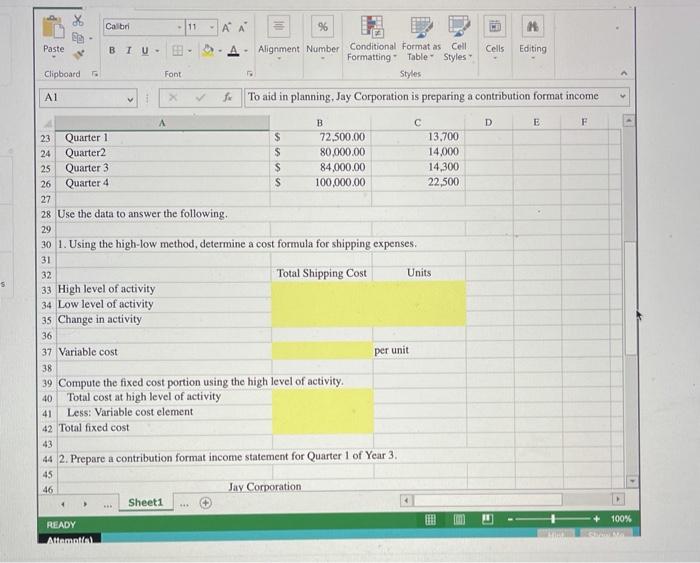 traditional and contribution formats. All answers must be entered as a formula.