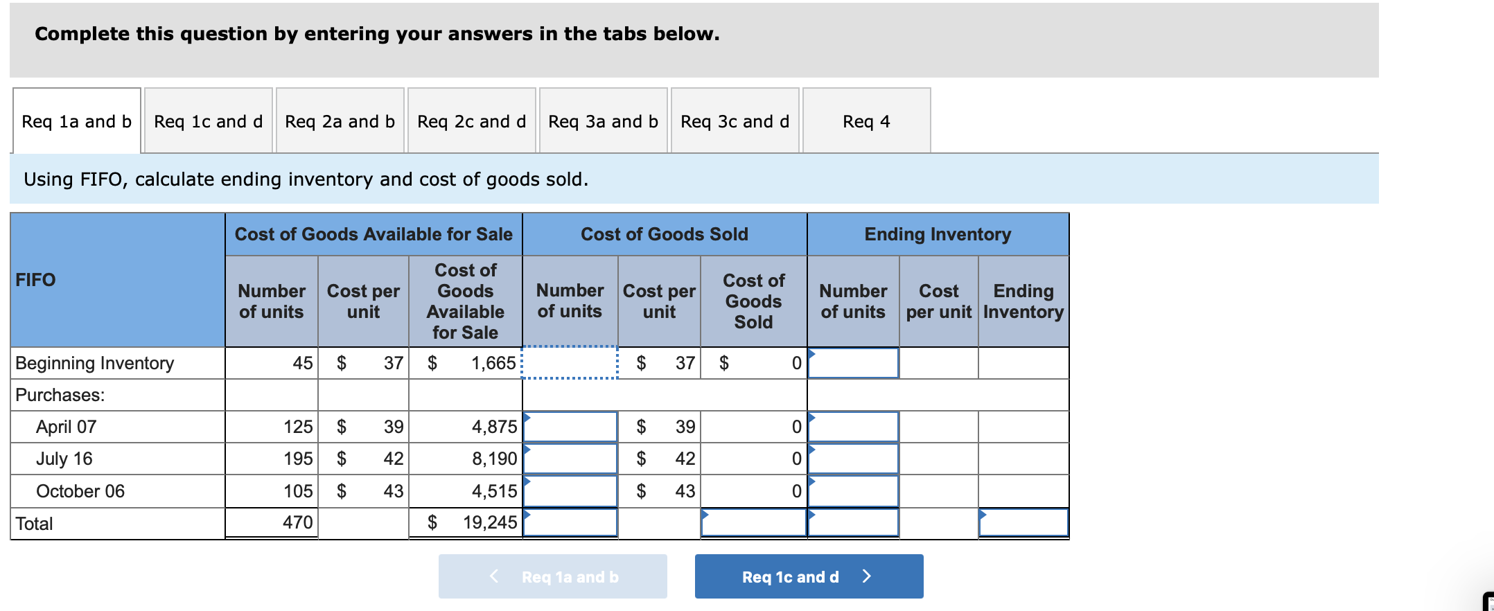 them ALL. During the year, TRC Corporation has the following inventory transactions.