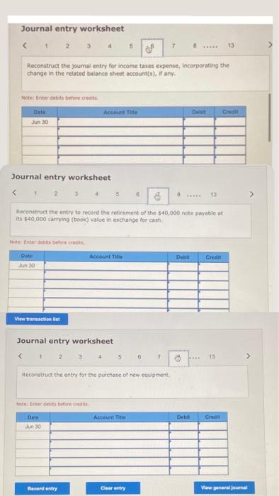 statements and additional information TWENINGS INC Comparative Balance Sheets June 30, 2019