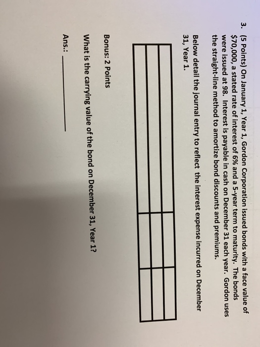 I need the answer as soon as possiple please (5 Points) On