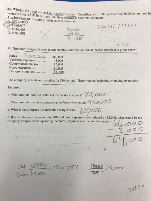  I got answer 45 and 46 wrong need help with formulas