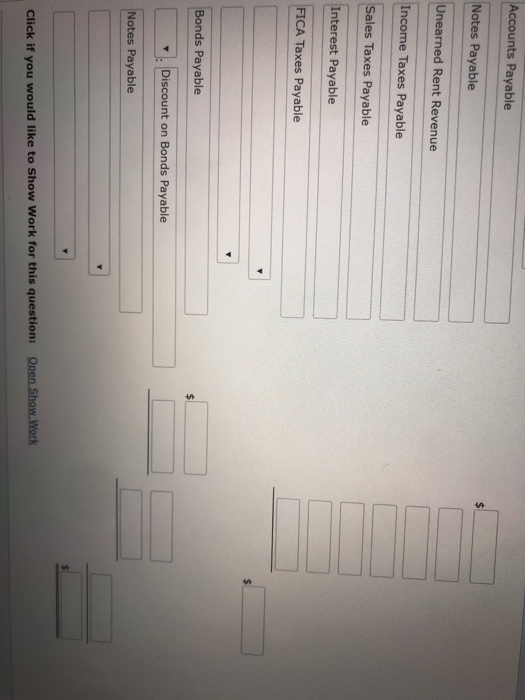 at December 31, 2022. Accounts payable $180,550 FICA taxes payable Notes payable