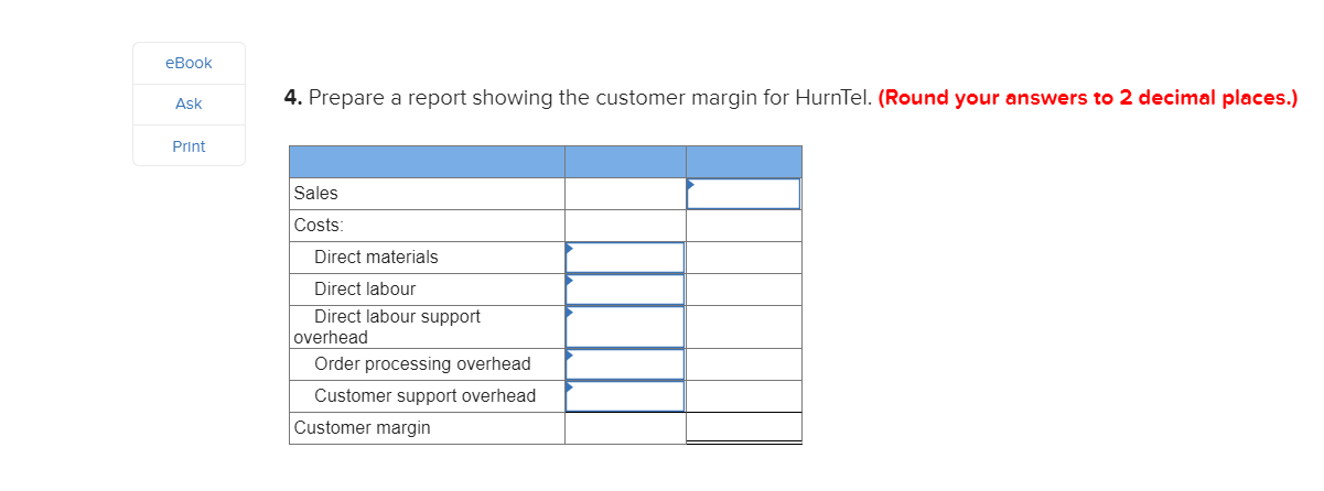 overhead costs $302,500 166,000 Total overhead costs $468,500 eBook Ask Print Activity