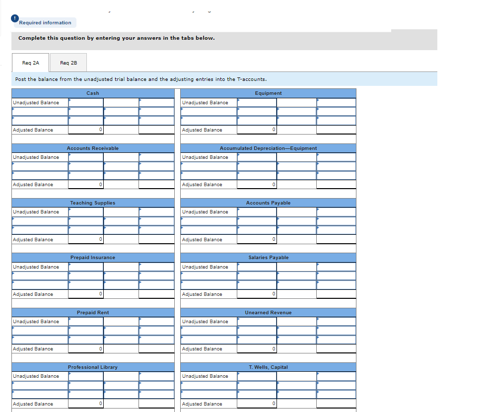 Required information Problem 3-3A (Static) Preparing adjusting entries, adjusted trial balance, and