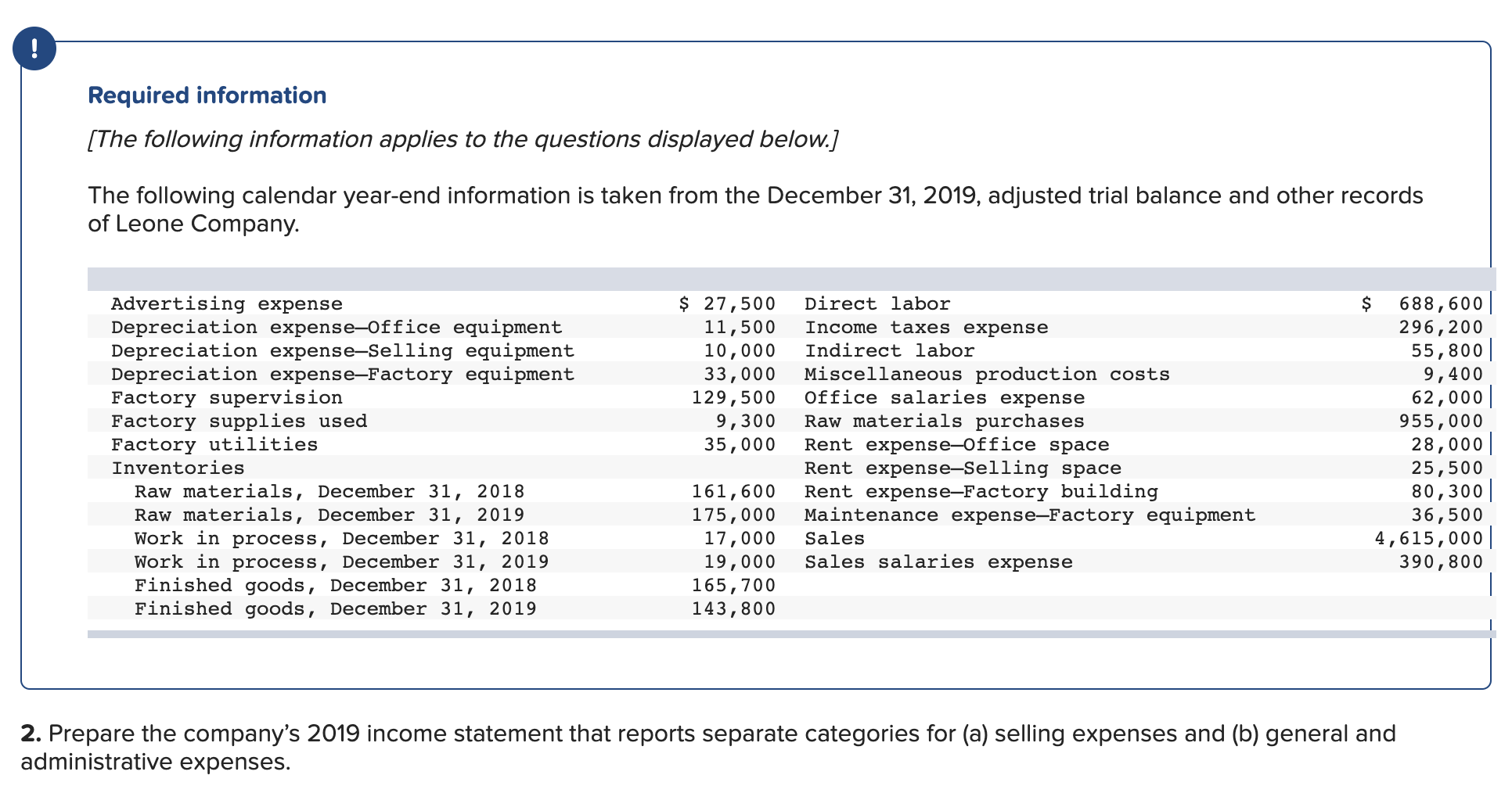 following information applies to the questions displayed below.) The following calendar year-end
