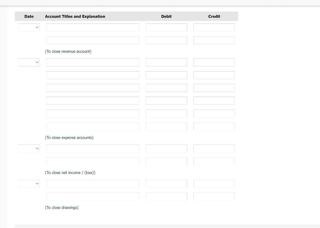 Attempt in Progress Blossom Clark opened Blossom's Cleaning Service on July 1,