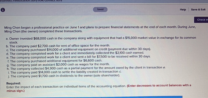  couco.co HOW/COM Saved Help Save & Exit Check m Ming Chen