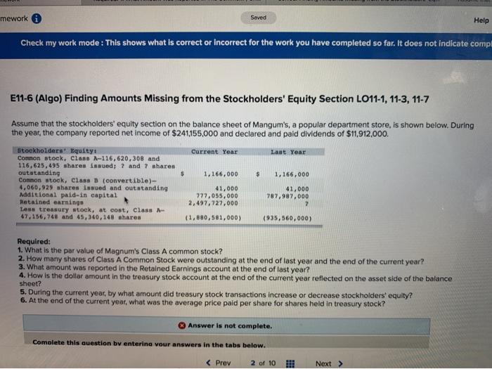  mework Saved Help Check my work mode: This shows what is