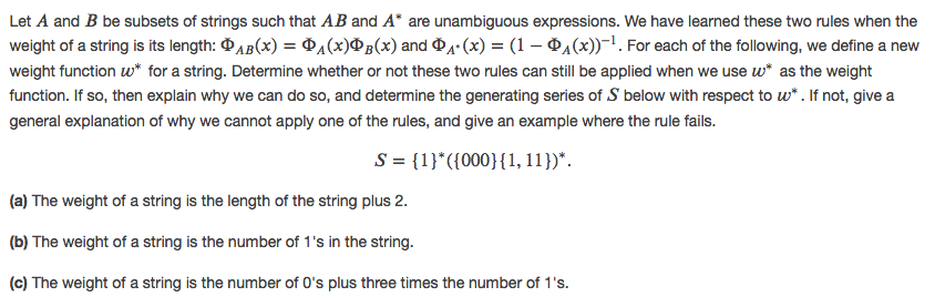 Please provide workings/steps for the solutions. . Let A and B
