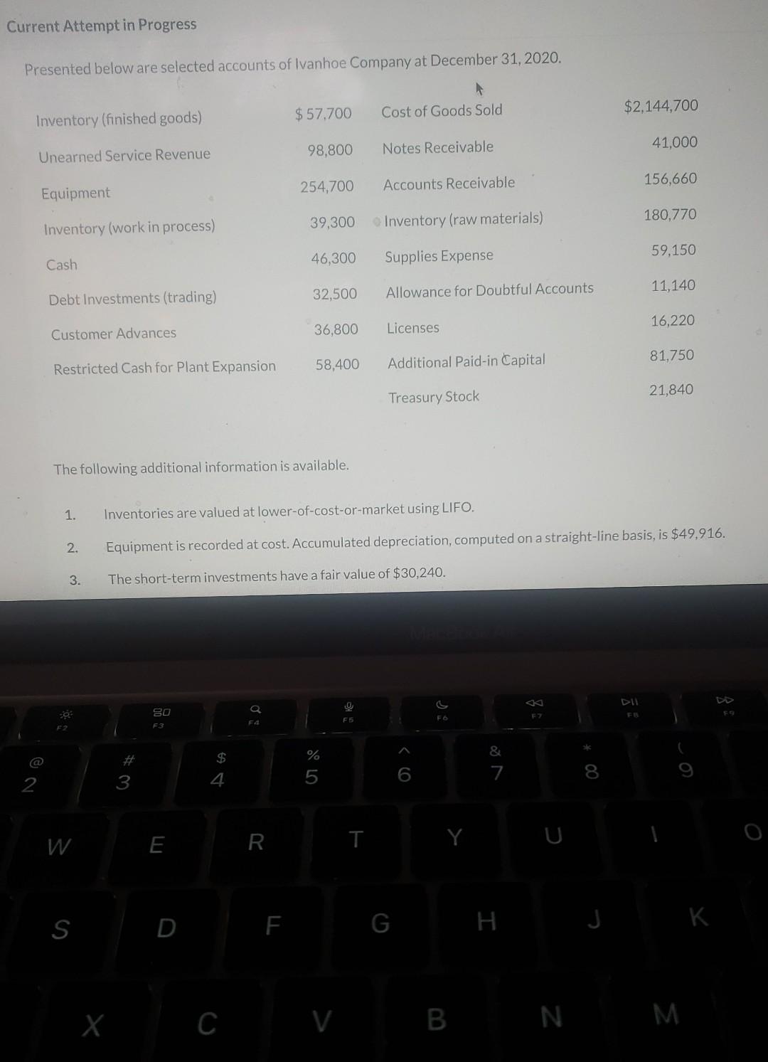 Current Attempt in Progress Presented below are selected accounts of Ivanhoe