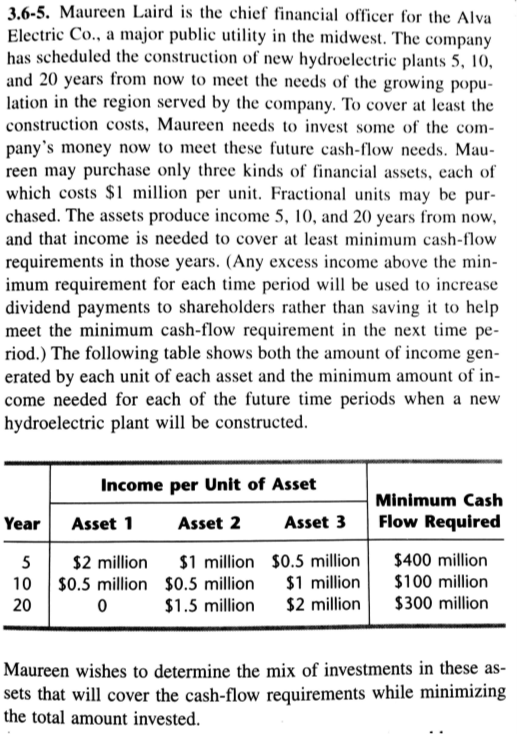 a) What is the minimum z-value? b) Can you solve it