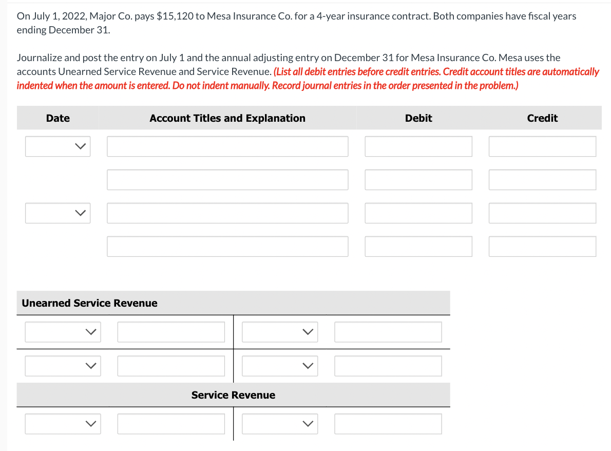 Hello, need help with this question. Thanks! On July 1, 2022, Major