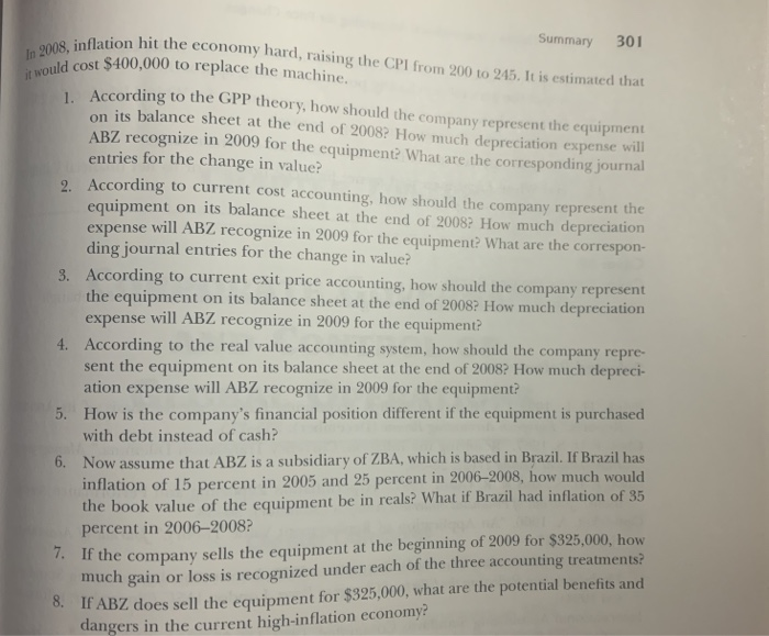 Exercises 1-8 Company ABZ invested $200,000 cash in new equipment at the