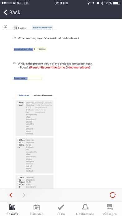 to the questions displayed below.) Cardinal Company is considering a five-year project