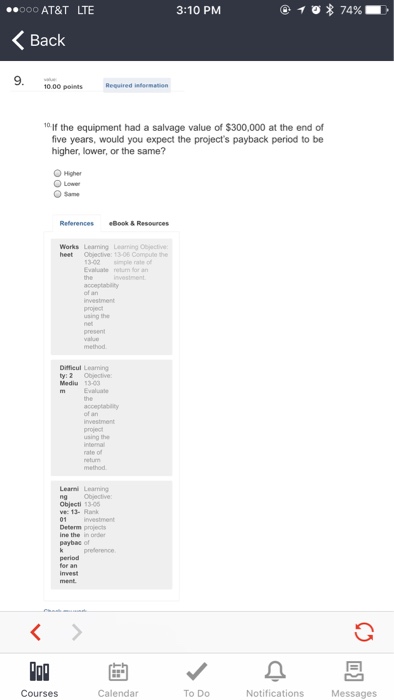 above will not affect cash flows? (You may select more than one
