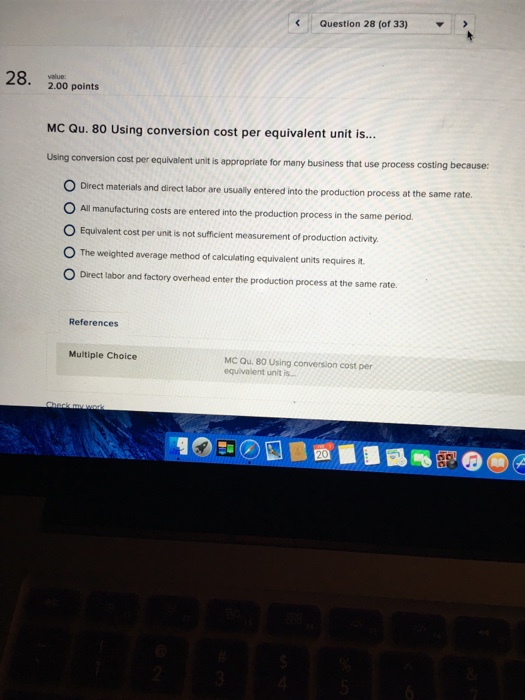 80% of direct labor cost. Also, inventory with a cost of $117,000