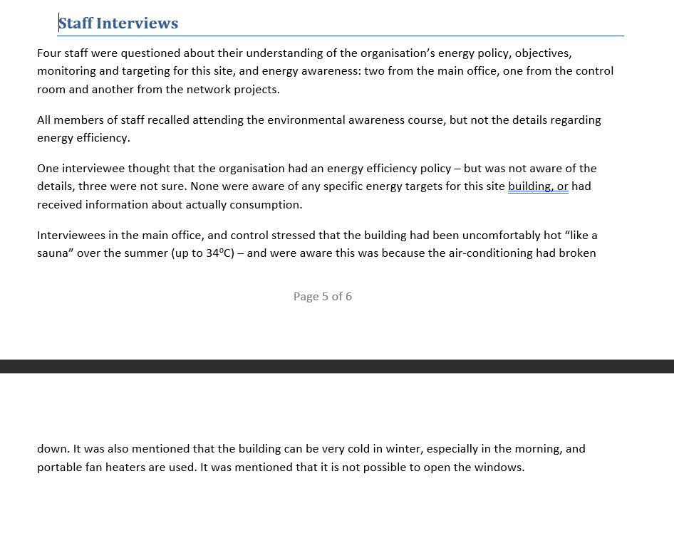 (perform calculations to show the savings) Hot water is provided to toilets