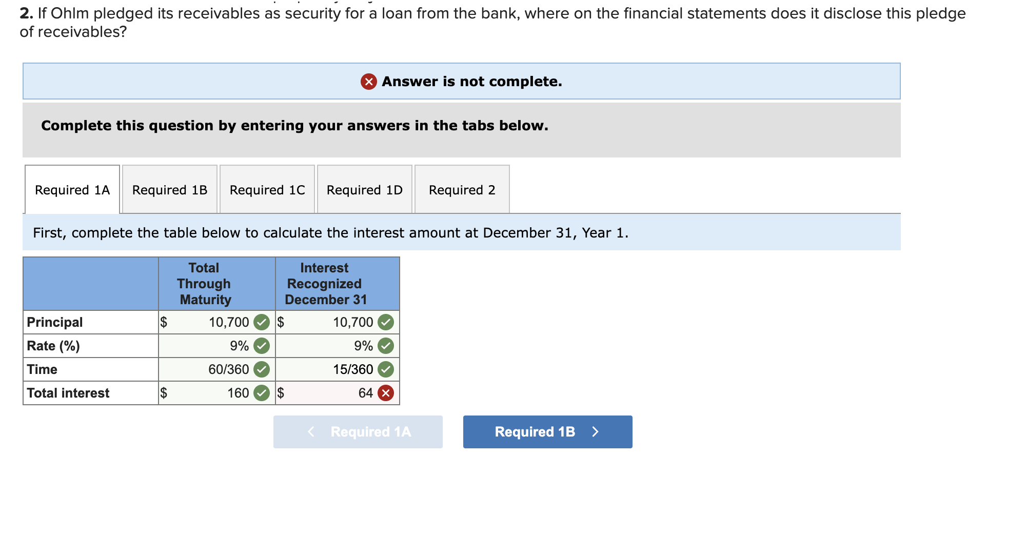 C2, C3, P4 The following transactions are from Ohlm Company. (Use 360