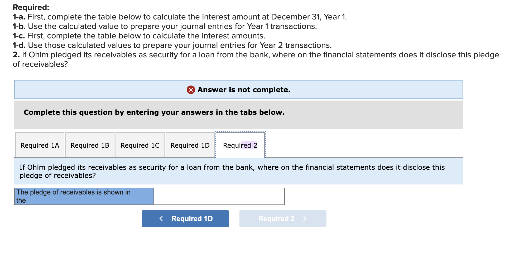 Todd note. Year 2 February 14 Received Todd's payment of principal and