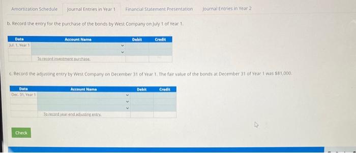 Campany on july 1 uf reare d Pecord the recept of interest