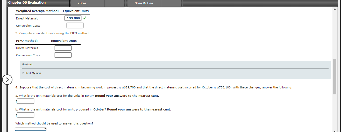 materials are added at the beginning of the process. b. Beginning work