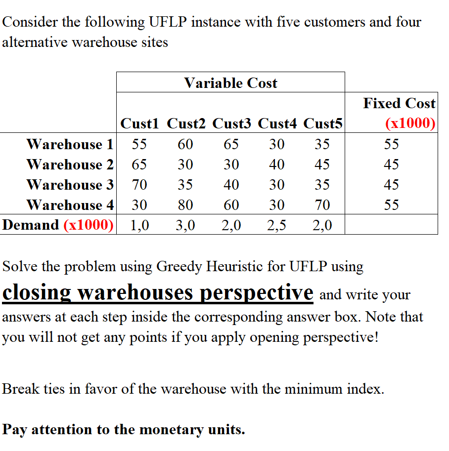 develop linear mathematical model.State all your variables,parameters and objective function Consider