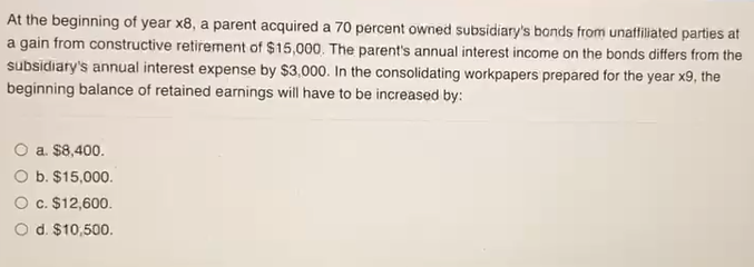 Please show work for correct answer thanks so much! At the